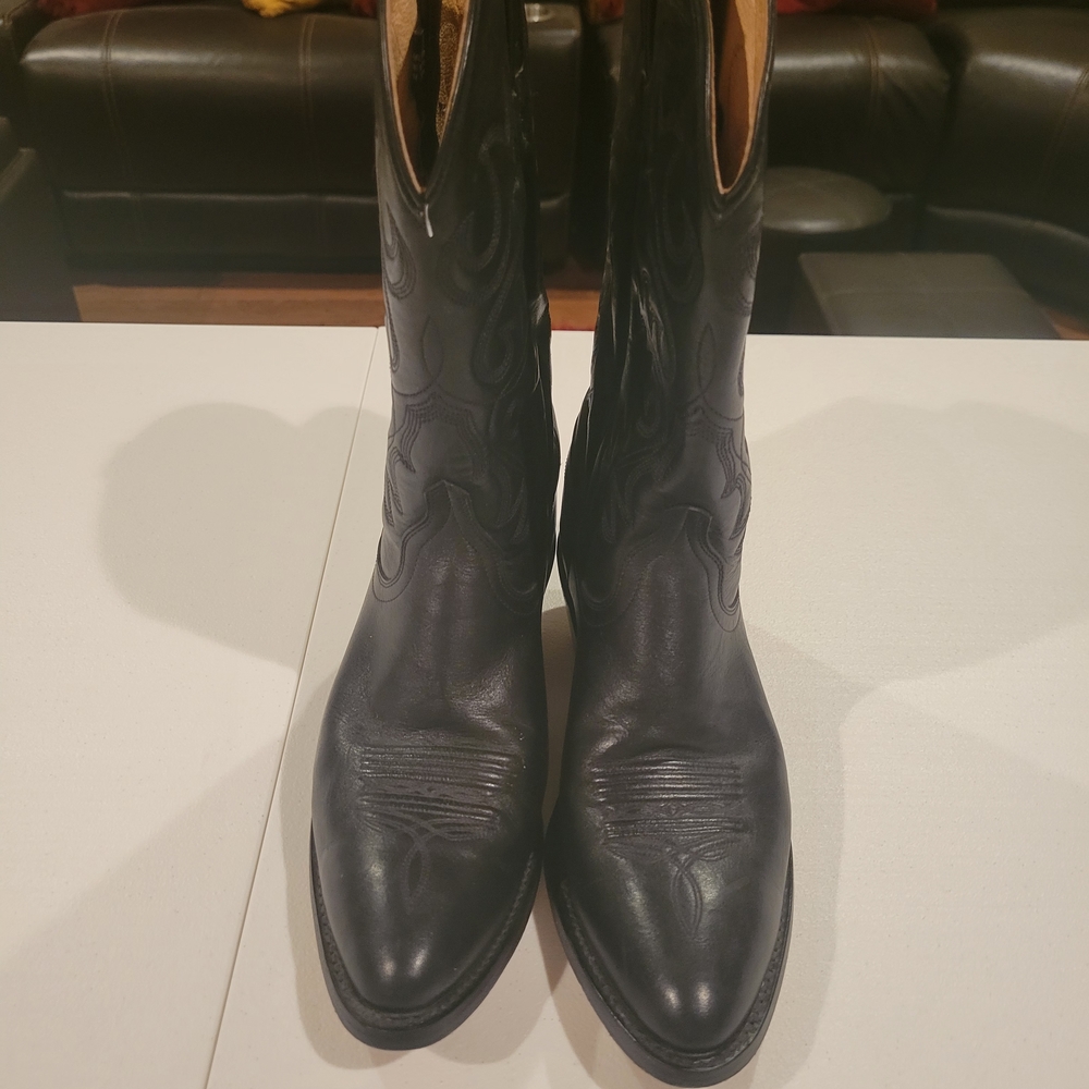 Dan Post Black Heeled Boots